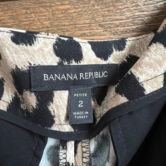 Banana Republic Cheetah Print Wide Leg Pant - Picture 6 of 8